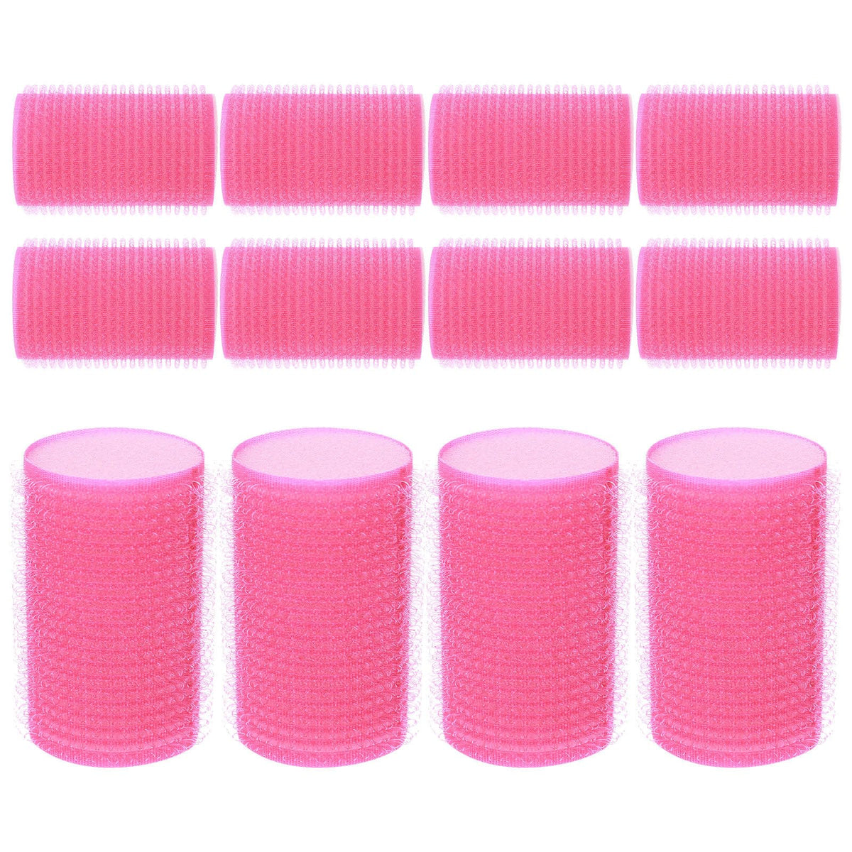 FOMIYES Hair Rollers, 12Pcs Rollers For Hair, Heatless Hair Curler, Self Grip Hair Rollers for Long Hair,Medium and Short Hair
