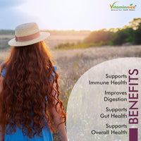 Vitaminnica Because your Health Matters Vitaminnica Vita Her Probio | 50 Billion | 12 Probiotics Strains | Premium Women's Blend for Gut & Vaginal Health | 60 Capsules