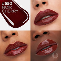 L'Oreal Paris L’Oréal Paris Lipstick, Infallible Laque Resistance, 16Hour Intense Shine & Ultimate Comfort – Non-Cracking, Liquid Lip Ink – Transfer-Proof & Bold Glossy Finish, Shade: 550 Noir Cherry