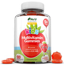 Multivitamin for Kids (5+) - 120 Vegan Gummies - 4 Month Supply - Tasty Strawberry Flavour - Kids Vitamins Including C, D & B12 - Made in The UK by Nu U Nutrition