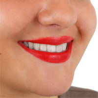 Funki Face & Body Paint Red Lipstick - Pack of 12 - Tube of Red Lipstick - Fancy Dress Costume Makeup Accessory