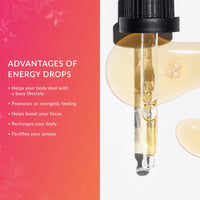 Energy Boost Tincture - Liquid Supplement for Body Recharge - Natural Herbal Drops with Hibiscus, Siberian Ginseng, Oat Straw, Rosehip, Gotu Kola, & Ashwagandha - ENERGY Drops by Blooming Blends, 30ml