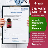 Cranberry Tablets Triple Strength 30,000mg - 120 Cranberry Supplements Enriched with Vitamin C & D - Cranberry Supplements for Women and Men - Vegan Cranberry Tablets Made in UK by New Leaf