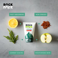 Rockface Rock Face Mens Moisturiser - Anti Ageing, Fast Absorbing Face Cream, 100ml, Combats Signs of Ageing, Fresh Citrus Scent