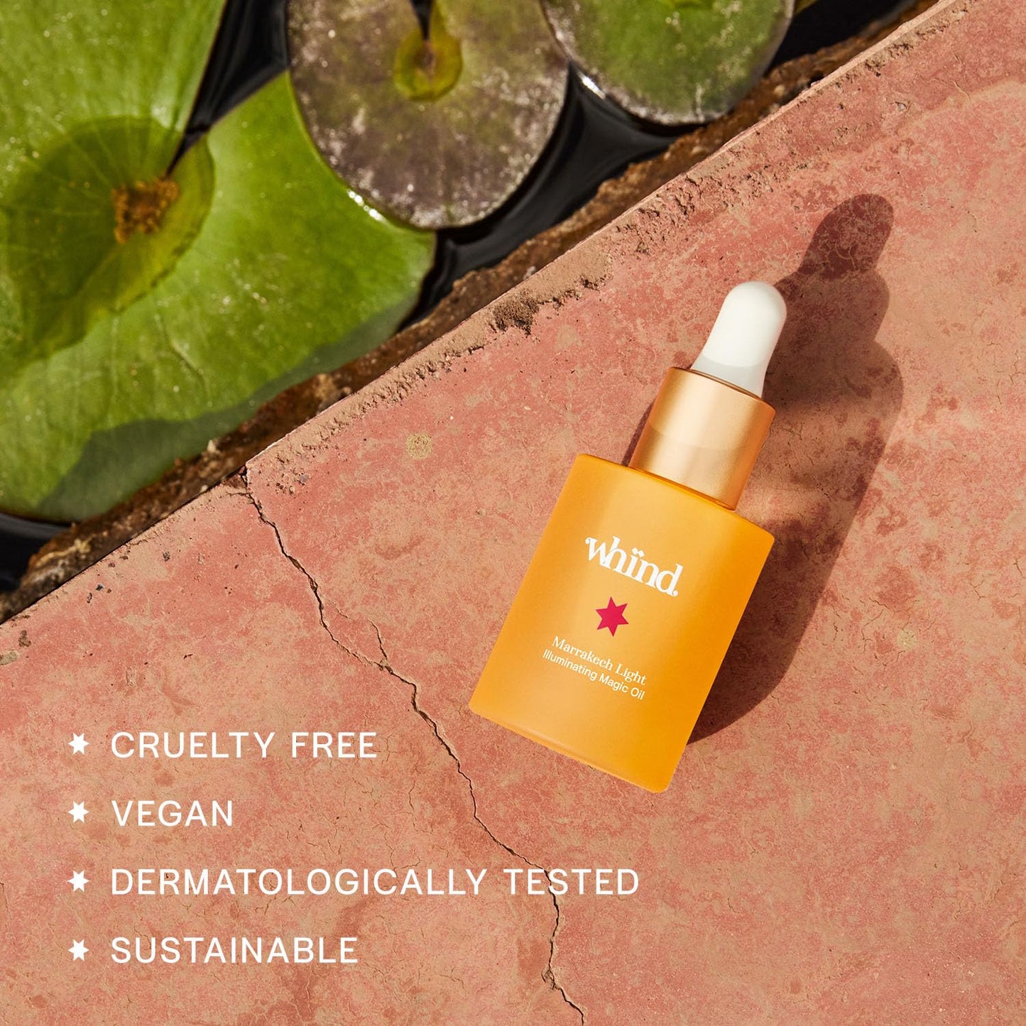 whind Marrakech Light Illuminating Magic Oil – Nourishing Face Serum with Argan Oil & Jojoba Oil – Award Winning Facial Oil – Boosts Radiance & Brightens Complexion – 30ml