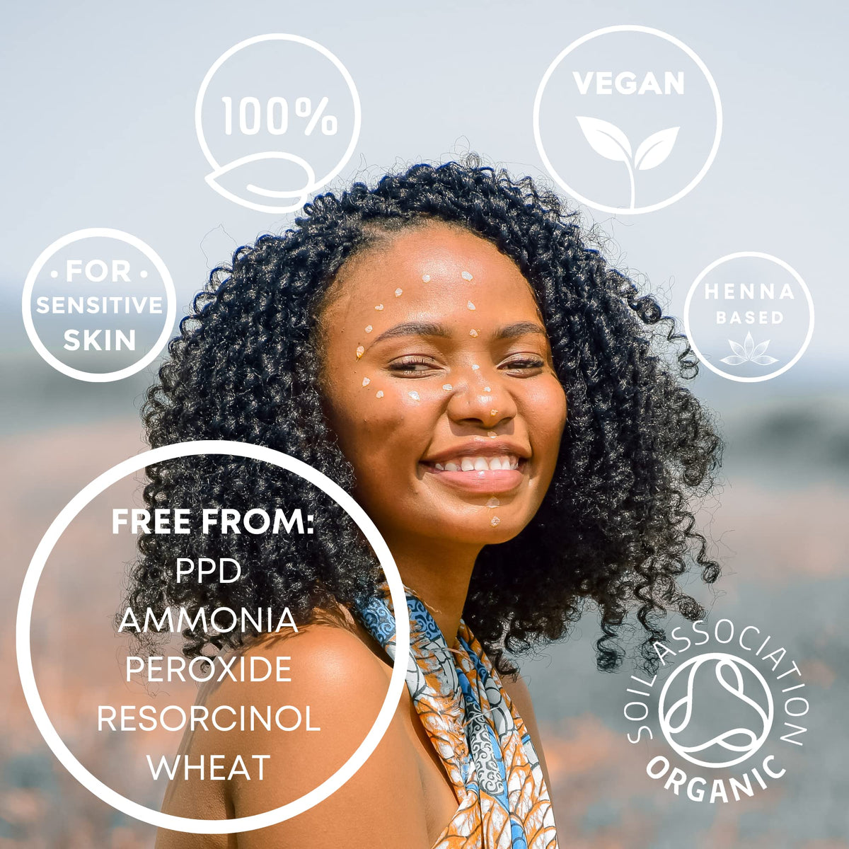 It's Pure Organic Henna Hair Dye in Auburn | 100% Natural, Vegan, & Gluten Free | PPD Free Hair Dye, Ammonia Free, Resorcinol Free, & Peroxide Free | Volumising, Strengthening, & Revitalising |
