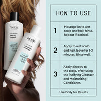 NIOXIN Nioxin Scalp Recovery™ System Kit - Itching and Scalp Dandruff - Anti-Dandruff Shampoo, Conditioner & Serum (200+200+100ml)