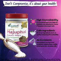 DivyaHerb Majuphal (Katalu Mayu) Powder, Natural, 100 grm (Pack of 1)