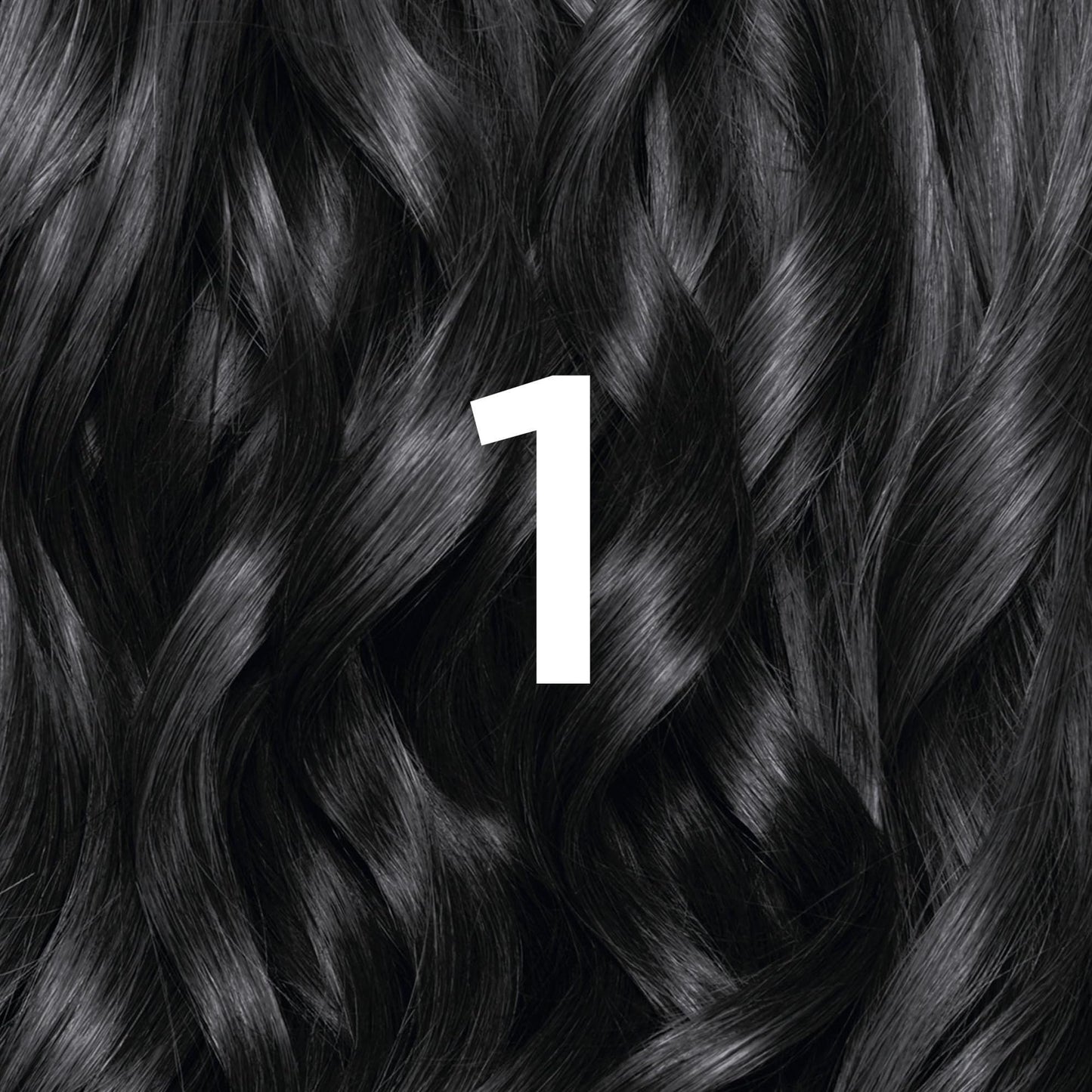 Garnier Nutrisse Permanent Hair Dye, Natural-looking, hair colour result, For All Hair Types, 1 Black