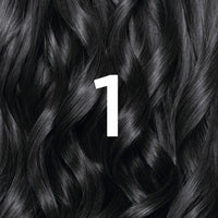 Garnier Nutrisse Permanent Hair Dye, Natural-looking, hair colour result, For All Hair Types, 1 Black