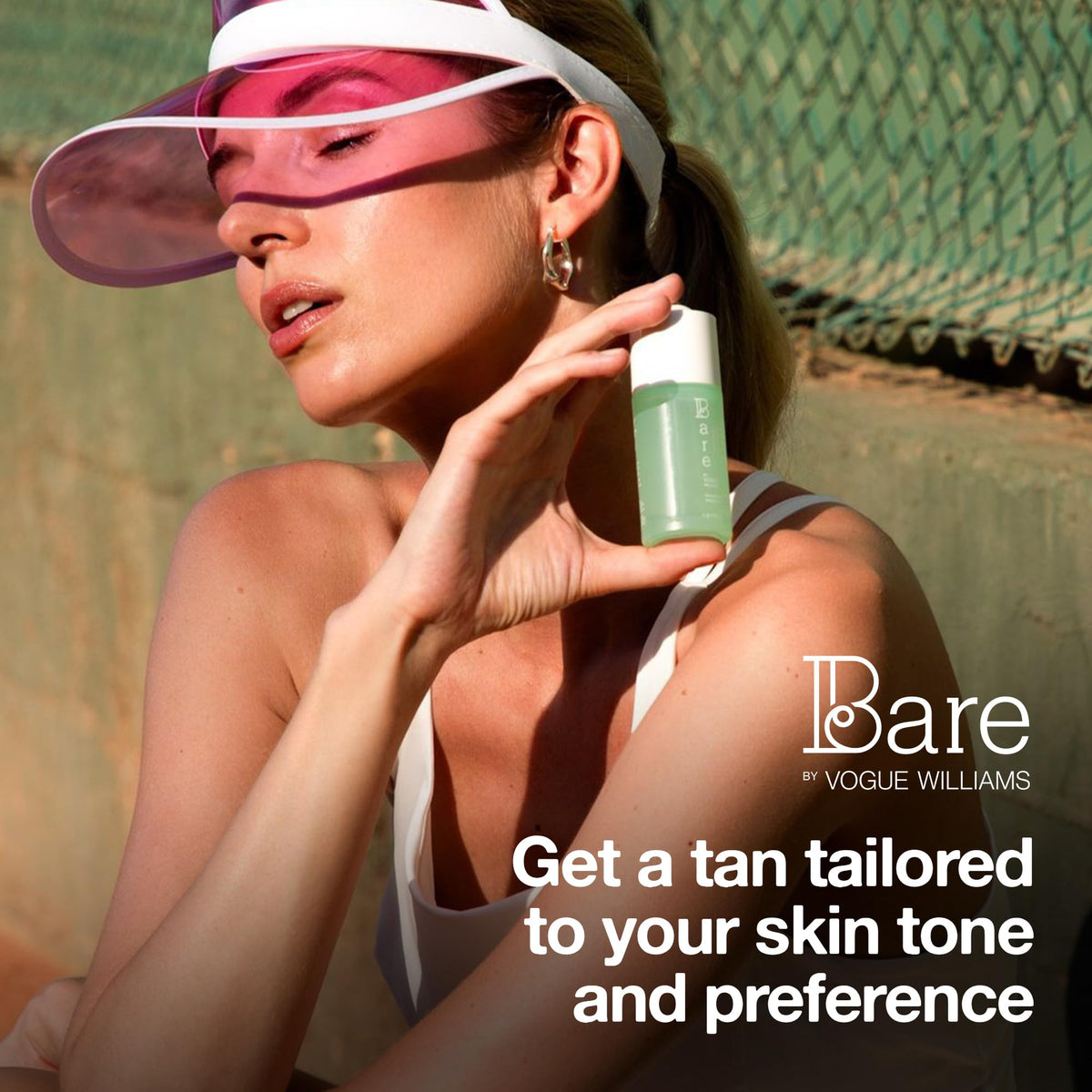 Bare by Vogue Bare By Vogue Face Tanning Drops - Light/Medium, Customisable Sun-Kissed Glow - Infused with Green Tea, Chamomile, and Pomegranate Extract - For Smooth, Hydrating & Radiant Skin (30ml)