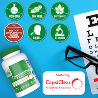 Health Thru Nutrition Capsanthin 40mg - Ultimate Eye Supplement | Healthy Vision Support & Blue Light Protection Dry Eye Relief as CapsiClear Derived from Capsicum Annuum | Pack of 30