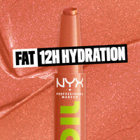 NYX PROFESSIONAL MAKEUP NYX Professional Makeup Lip Balm, A Hint of Colour, Infused with Oils for Long Lasting Hydration, Lightweight & Vegan Formula, Fat Oil Slick Click, Clout