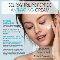 Triple Lipid-Peptide Cream, Anti-Ageing Cream, Moisturising Cream，Hydrating Ultra-Light Gel-Cream Day Moisturiser Leaves Skin Smooth, Glowing and Rejuvenated, Suitable for All Skin Types