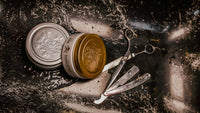 BARBERTIME Hair Styling Fiber Wax | Black Fiber Pomade Shine Look | Long Lasting Formula Strong Hold 150 ml