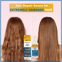 ALVANSO Alvanso Hair Rescue Serum Repairs and Strengthens Damaged Hair, Adds Shine, Deeply Nourishes and Hydrates, Protects from Heat and Damage - 100ml
