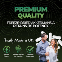 Nutrality Akkermansia Supplement | 30 Capsules with 30 Billion AFU | Resistant Starch for Gut Health | Freeze-Dried for Freshness | Delayed Release for Optimal Absorption | Probiotic Support