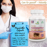 KEESON Ayushya Manjishtha Capsule, 60 Capsules, Natural
