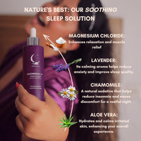 Sleep Oracles Magnesium Oil for Sleep | Body Oil with Chamomile, Lavender & Aloe Vera | Pure Magnesium Chloride for Sleep Aid | Vegan Friendly Travel Essentials | 100ml