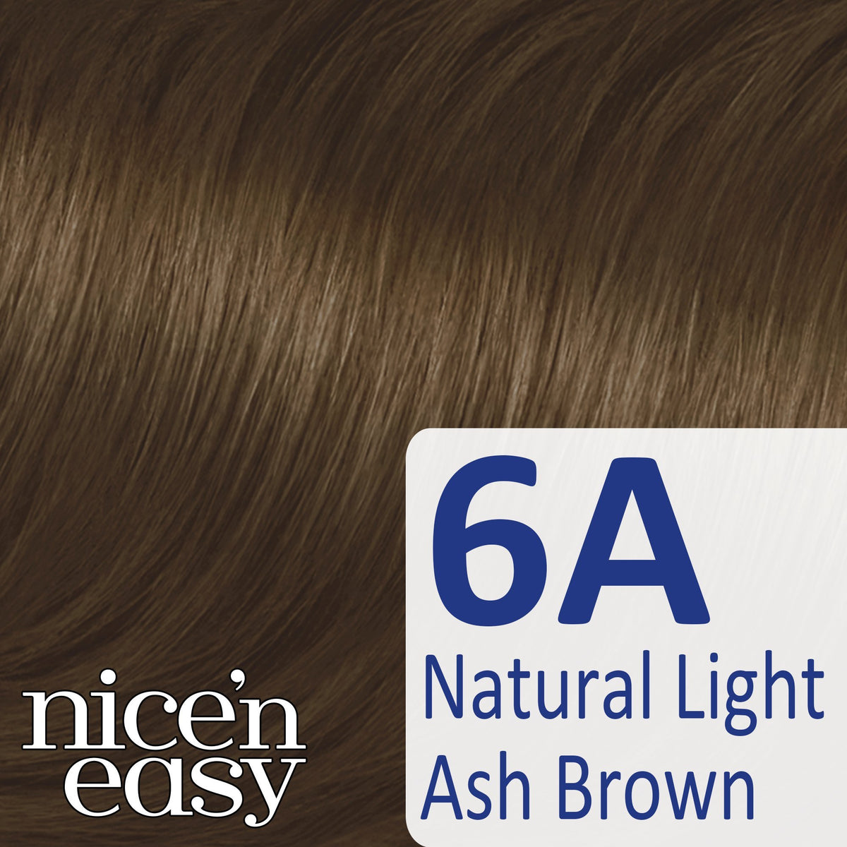 Clairol Nice'n Easy Permanent Hair Dye 114/6A Natural Light Ash Brown