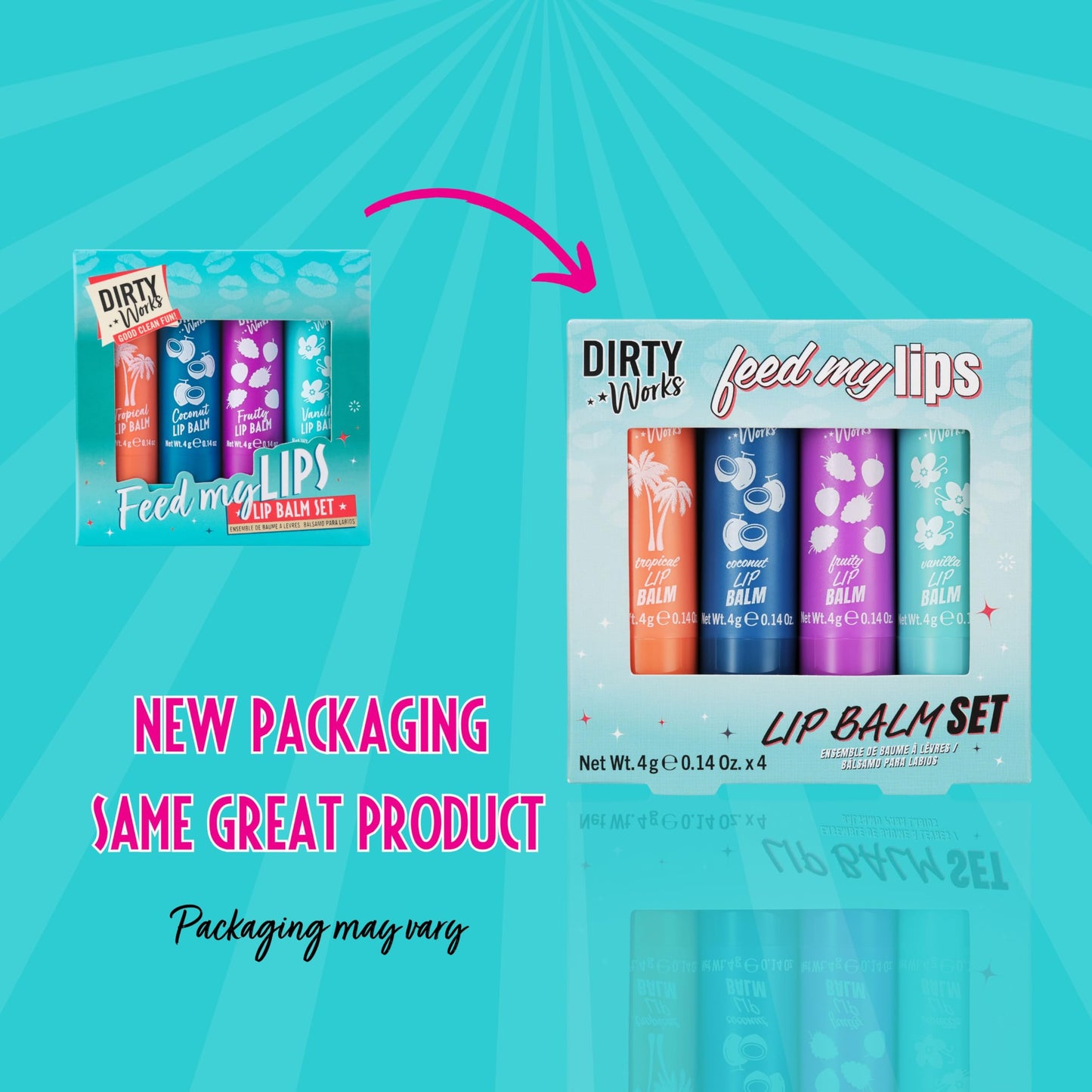 Dirty Works Lip Balm Trio