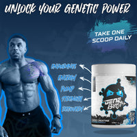 GENE BLAST Gene Blast Loaded Creatine 6g - Power, Endurance & Recovery (Blue Raz, 30 Servings)