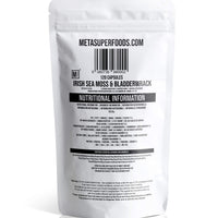 Sea Moss and Bladderwrack 120 Capsules (3600mg) | UK Made | Vegan | Wild Harvested | Non GMO | Dr Sebi