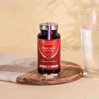 Folic Acid (400mcg) | Patented Vitamin B9 | 120 Vegan Capsules | Pregnancy Vitamins | Active Form with Superior Assimilation | French Expertise