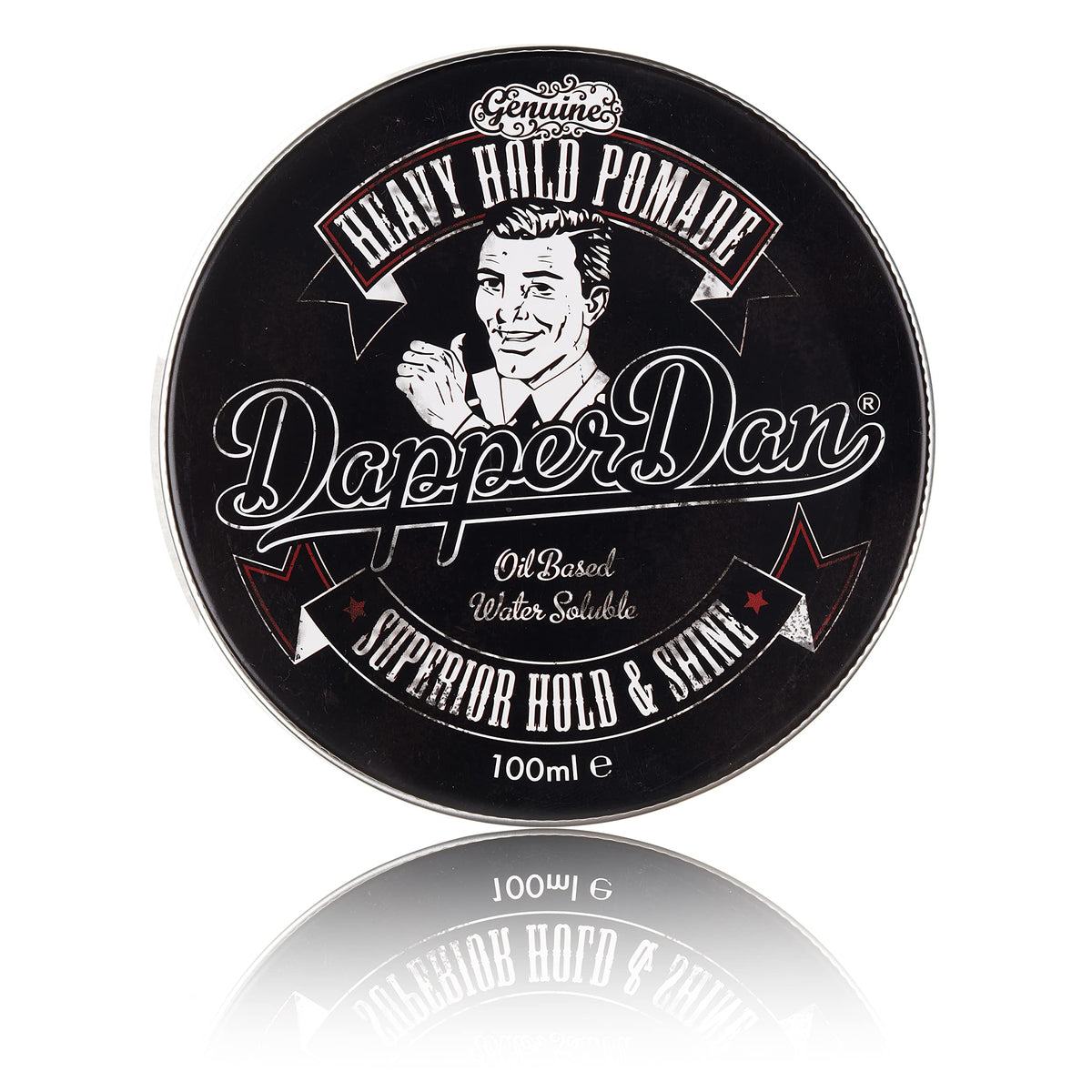 Dapper Dan Heavy Hold Pomade, Mens Hair Styling Product, 1 x 100 ml