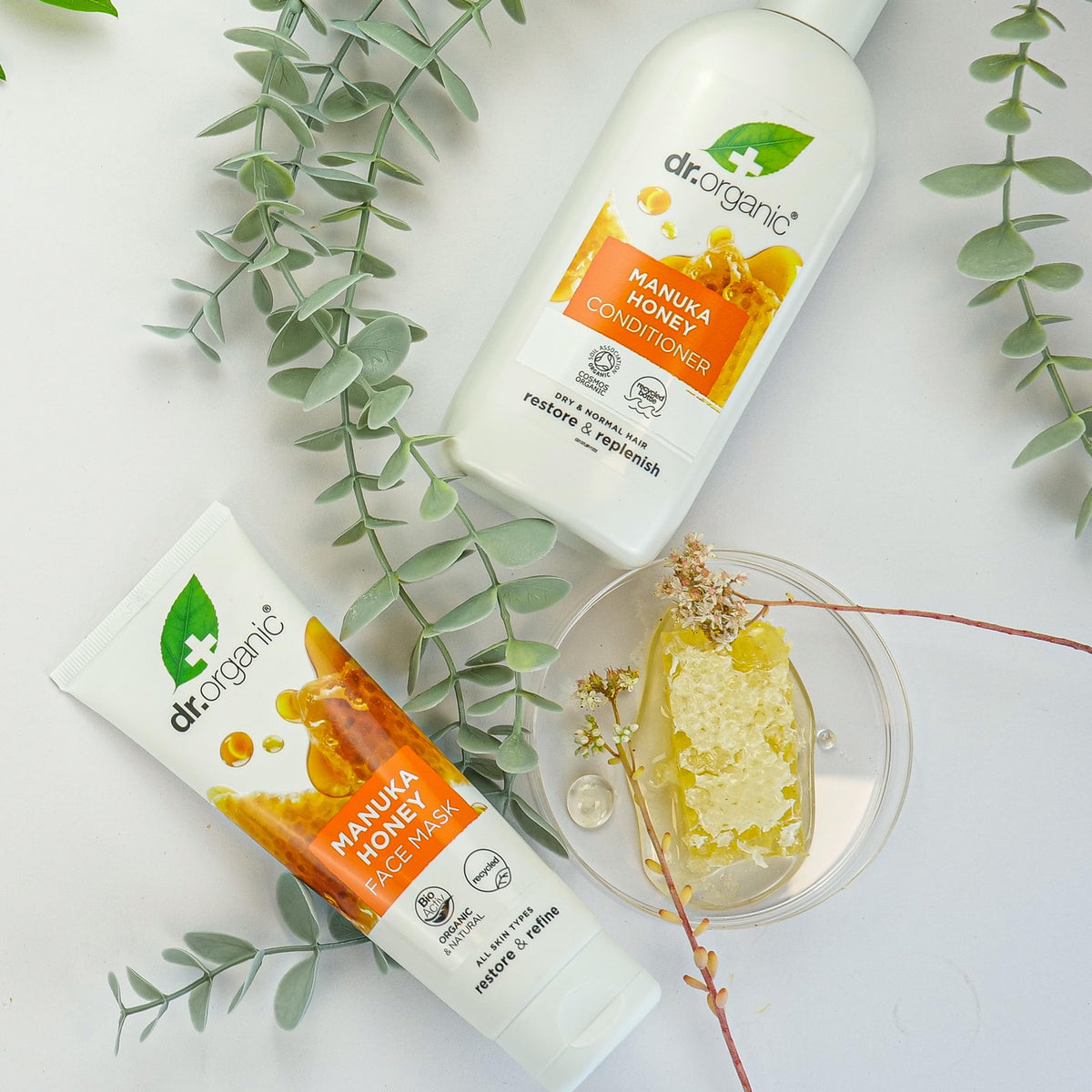 Dr. Organic Dr Organic Manuka Honey Face Mask, Nourising, Dry Skin, Mens, Womens, Natural, Vegetarian, Cruelty-Free, Paraben & SLS-Free, Recycled & Recyclable, Organic, 125ml, Packaging May Vary