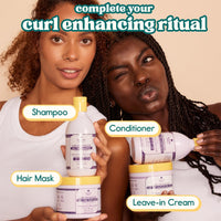 Nature Spell Curl Leave-In Cream, Salt Free Formula for Definition, 400 ml