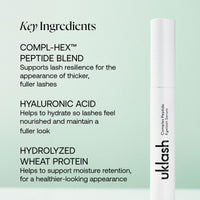 UKLASH | Complex Lash Serum | UK's #1 Rated Lash Serums for Stronger, Longer Lashes - Peptide Serum, Cruelty-free, Prostaglandin & Paraben-free - Recommended for All Skin Tones