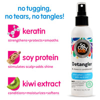 SO COZY SoCozy Detangler For Kids Hair | Strengthen and Soften | 5.2 fl oz | No Parabens, Sulfates, Synthetic Colors or Dyes