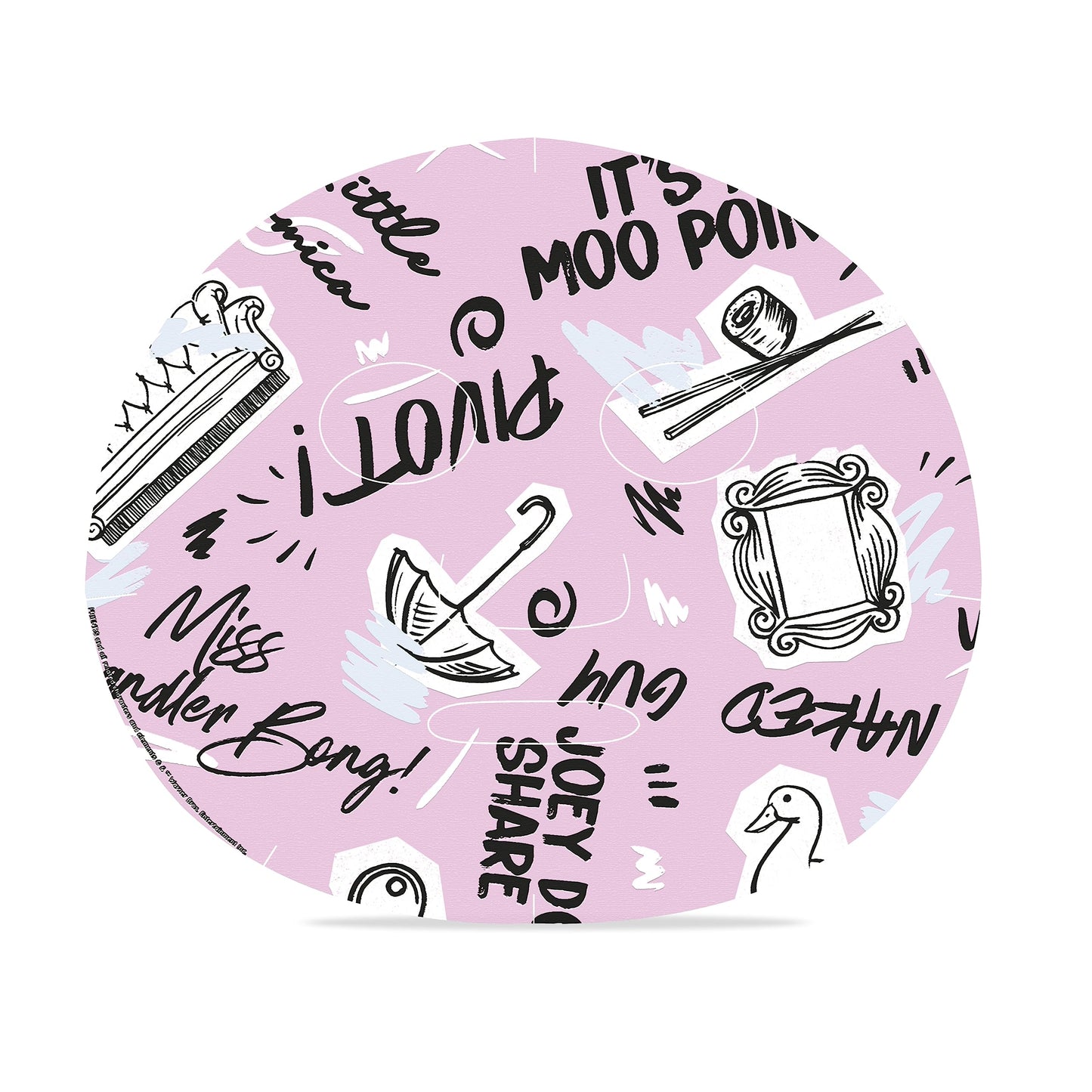 MAD Beauty MAD BEAUTY Friends Sheet Face Masks Booklet (Pack of 4) | Bromance, Monica, Phoebe, Rachel | Coconut, Raspberry, Black Tea, and Pomegranate
