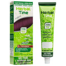 Herbal Time Henna Natural Color Aubergine Nº 9 | Coloring Cream With Nettle Extract | Gray Hair Cover | Temporary Dye | Ammonia, Sulfates, Parabens Free | 75 ml