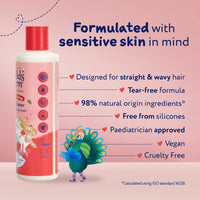 Childs Farm Tangle Taming Conditioner, Straight or Wavy Hair, Gentle, Tear Free, Strawberry and Mint, Kids, Baby, 250ml