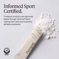 Puresport Creatine Monohydrate Powder (30 Sachets), 5g Micronised Unflavoured Creatine Supplement for Women & Men, Improves Strength & Recovery, Informed Sport Certified, Travel-Friendy