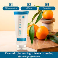 Kaeso Mandarin & Mint Foot & Leg Lotion 250ml – Cooling & Hydrating Foot and Leg Moisturiser – Refreshing & Soothing Foot Care – Professional Skincare