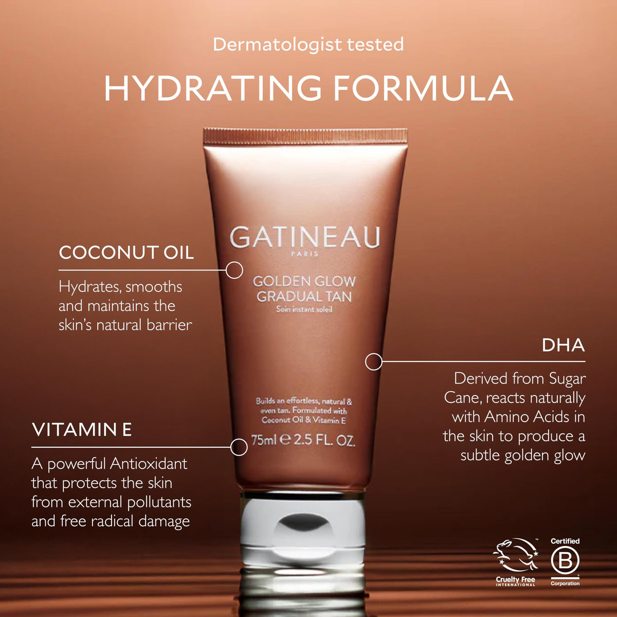 Gatineau GATINEAU Tan Accelerating Lotion 400ml + Golden Glow Gradual Tan 75ml