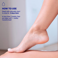 SVR XERIAL Peel - Exfoliating Foot Sock-Mask for Dry, Hard, Thickened and Callused Skin, Size 35 to 44 (1 Pair)