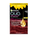 Garnier Olia Permanent Hair Dye, No Ammonia, Full Grey Coverage, Long-lasting Colour & Shine, Vegan Formula, Colour: 6.60 Intense Red, 230g