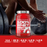 Scitec Nutrition 100% Whey Protein Professional – Enhanced with Extra Amino Acids & Digestive Enzymes – Gluten-Free – Palm Oil Free, 920 g, Salted Caramel