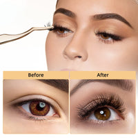 240Pcs Individual Lashes QUEWEL Cluster Lashes Individual Lash Extension 40D+50D C Curl Lashes Cluster DIY Look Like Eyelash Extensions Mix8-14mm at Home(40D+50D 0.07C MIX8-14mm)