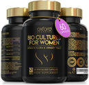 Advanced Probiotics for Women | Scientifically Formulated Vaginal Probiotics, Intimate Flora & UTI | 60 Specialised Capsules with 3 Billion Bacterial Cultures - 100 Billion CFU/g Source | Made in UK