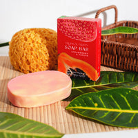 THE SOMERSET TOILETRY COMPANY LIMITED Tropical Fruits Strawberry and Papaya Glycerine Soap 150g