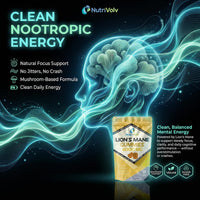 Lions Mane Gummies 4000mg | Super Strength Lion's Mane Supplement | 1 Month Supply | Mushroom Extract | Pineapple Flavour | 60 Vegan Gummies | Sugar Free | Focus, Mental Performance | by NutriVolv