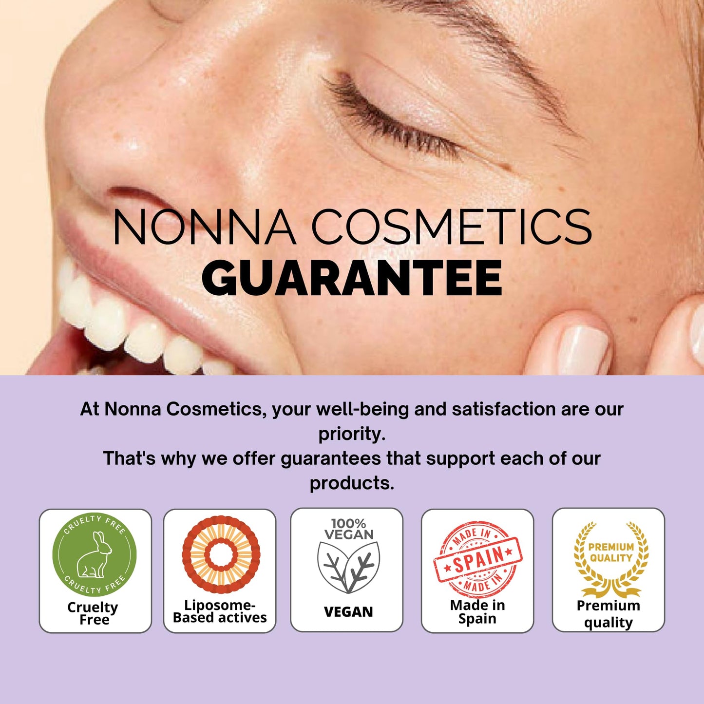 Nonna Cosmetics Vitamin C Face Serum with Vitamin E + Ferulic Acid & Resveratrol | Brightens Skin - Reduces Wrinkles - Combats Dark Spots & Environmental Damage | Antioxidant Protection & Glow | Lightweight 30ml