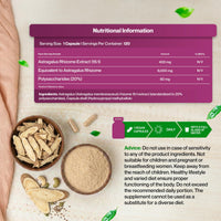Hepatica Astragalus Membranaceus 6,000mg Equivalent | 400mg 15:1 Extract | Standardised to 20% Polysaccharides (80mg) | 120 Vegan Capsules | 3rd Party Lab Tested