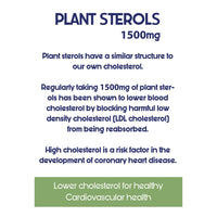 SynBio Premium+ - Plant Sterols | 60 Tablets | Vegetarian | Maintain & Lower Cholesterol Levels | Proven Supplement to Lower Cholesterol Levels | Supports Heart Wellbeing | Made in the UK