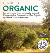 Organic Olive Leaf Extract Capsules | 500mg OLE 20% Oleuropein | Vegan & Gluten Free Herbal Supplement | Made in The UK with Olive Leaves from Spain | Biodegradable Packaging